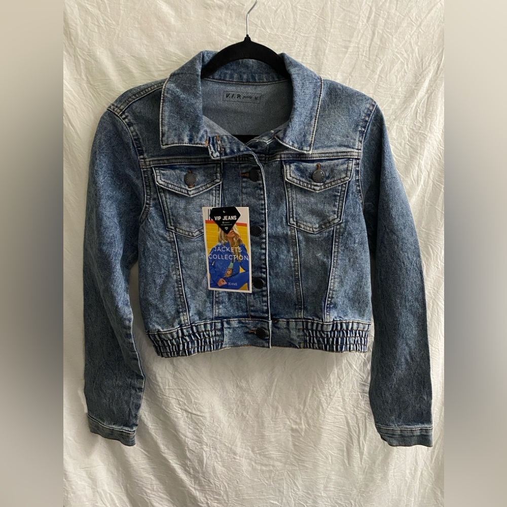 VIP Blue Jean Jacket Classic Denim Style